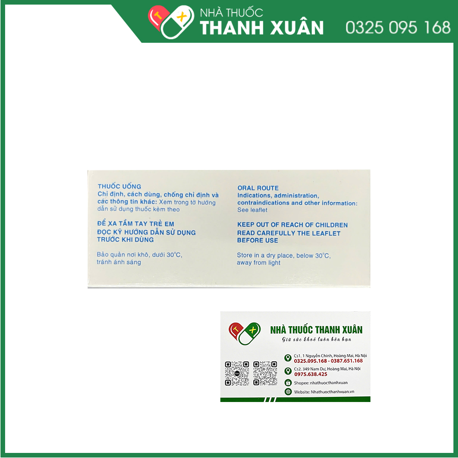 Ambroxol RVN thuốc giúp làm loãng và tống đờm trong các bệnh hô hấp có tăng tiết dịch